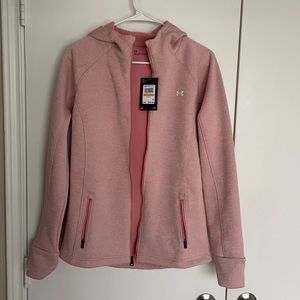 Women’s Under Armour Light Pink Zip Up Jacket